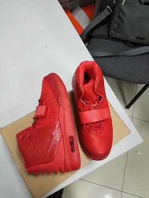 Nike Air Yeezy 2 (Kanye West) кроссовки красные, фото 2