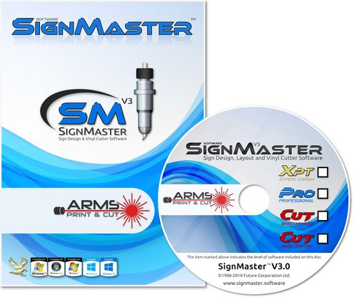 Программа Signmaster (Auto contour cut) для Авто. Оптич. Позиц.