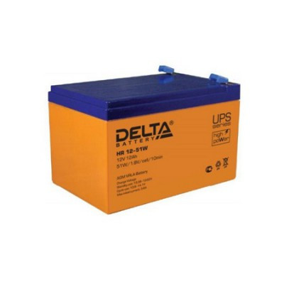 Delta аккумуляторная батареяHR12-51W - фото 1 - id-p3064605