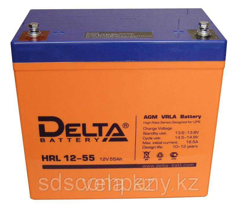 Delta аккумуляторная батарея HRL12-55