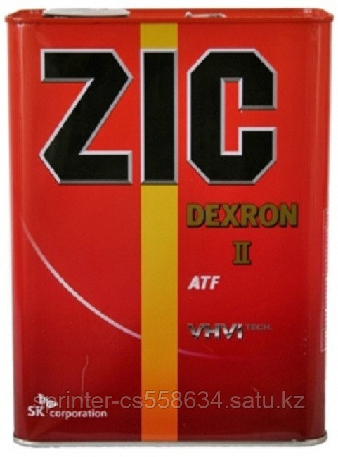 Трансмиссионное масло ZIC DEXRON II 4 литра