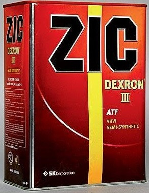 Трансмиссионное масло ZIC DEXRON III 4 литра