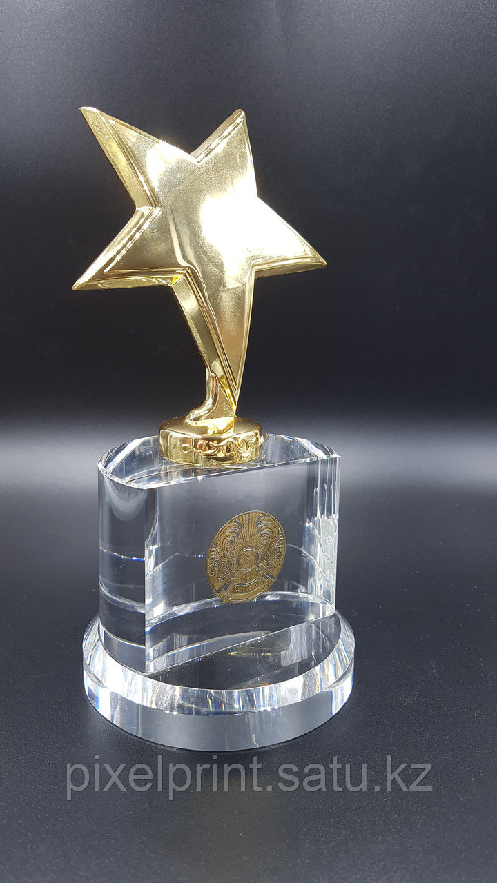 Награда "Звезда" со стеклянной подставкой - фото 1 - id-p47065811