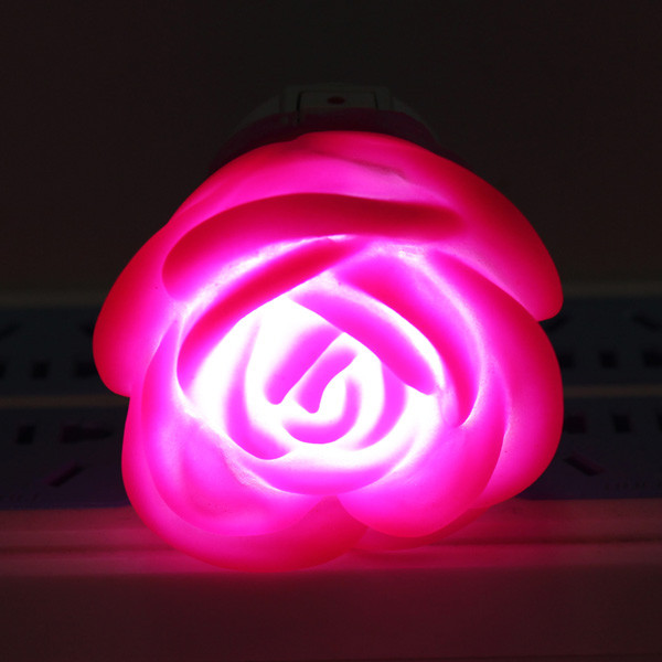 Светодиодный ночник светильник от сети "Роза" - фото 2 - id-p47072525
