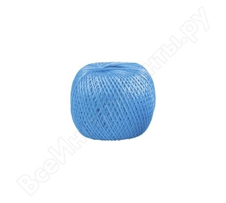 Шпагат полипропиленовый синий Сибртех(60м, 800 текс) - фото 1 - id-p47087398