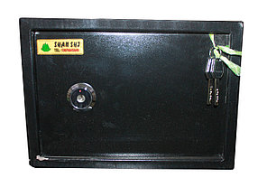 Встраиваемый сейф, черный, 35 см