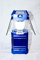 Кемпинговый фонарь с солнечной зарядкой, 9009А, синий