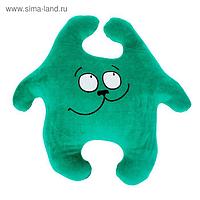 Мягкая игрушка-антистресс "Заяц Хрустик 04", цвет зеленый