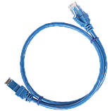 ITK Коммутационный шнур (патч-корд), кат.5Е UTP, 0,5м, синий, фото 2