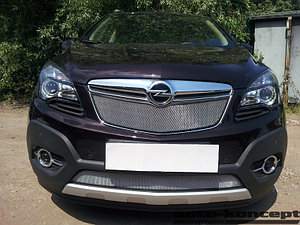 Защита радиатора Opel Mokka 2012- chrome верх