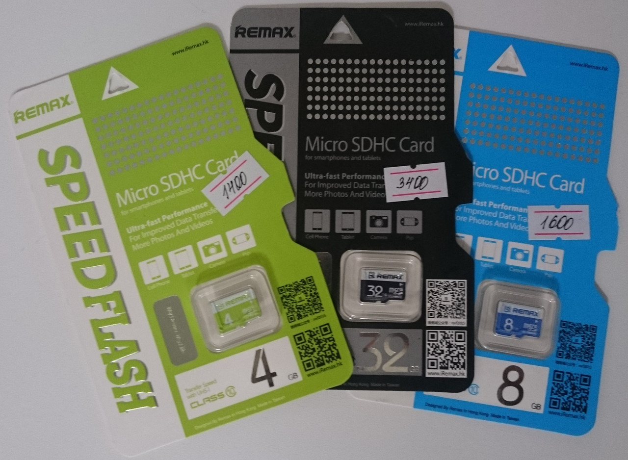 Карты Micro SD REMAX 4ГБ - фото 2 - id-p47108592