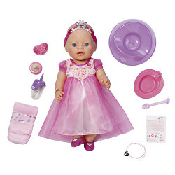 Baby Born Кукла Интерактивная Принцесса в длинном платье, 43 см