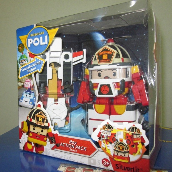 Robocar Poli 83313 Робокар Поли Рой трансформер 10 см костюм астронавта