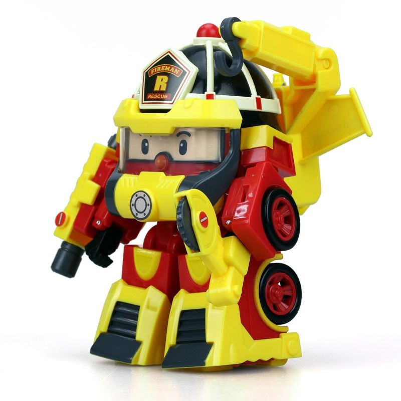 Robocar Poli 83314 Робокар Поли Рой трансформер 10 см костюм супер пожарного