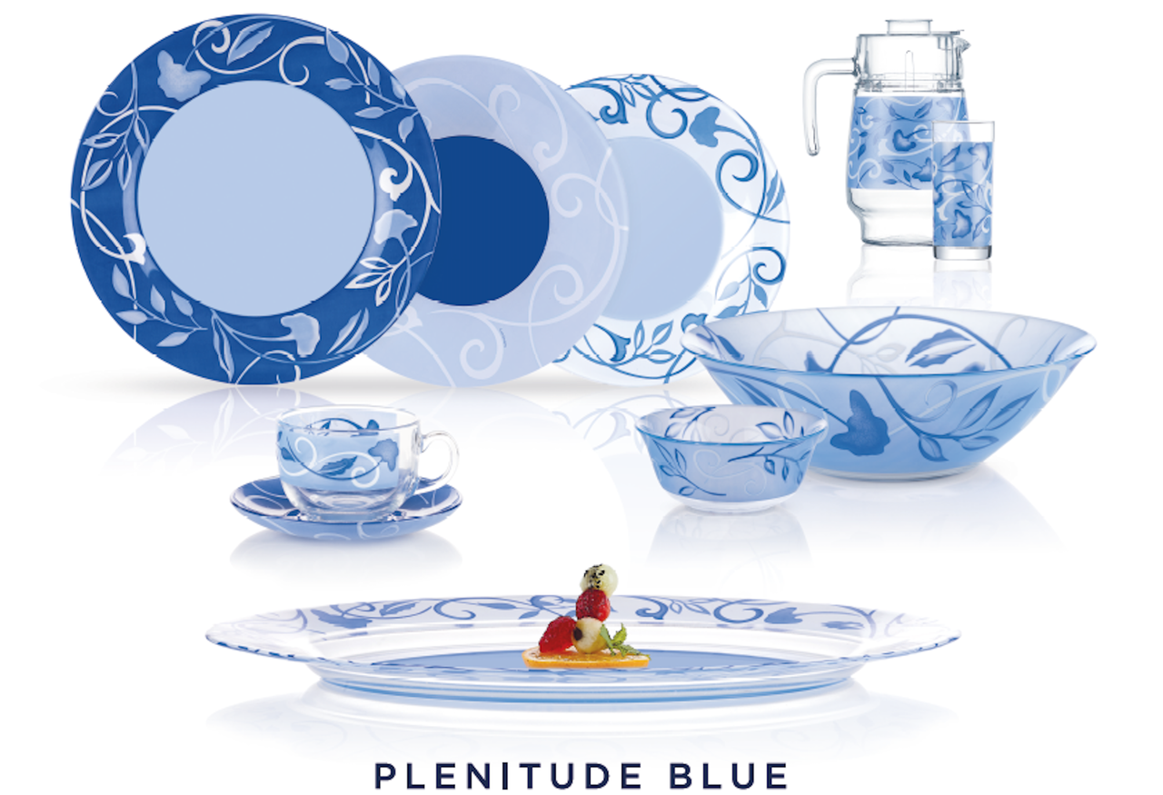 Столовый сервиз Luminarc Plenitude blue 46 предметов на 6 персон