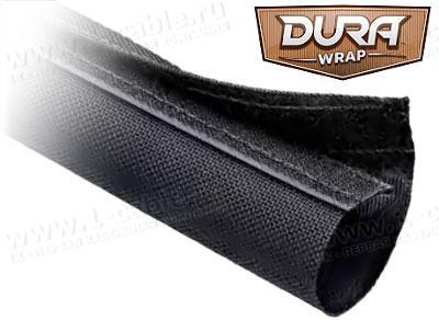 DWN..BK Застегивающаяся неэластичная тканевая кабельная оплетка на замке-липучке Dura Wrap