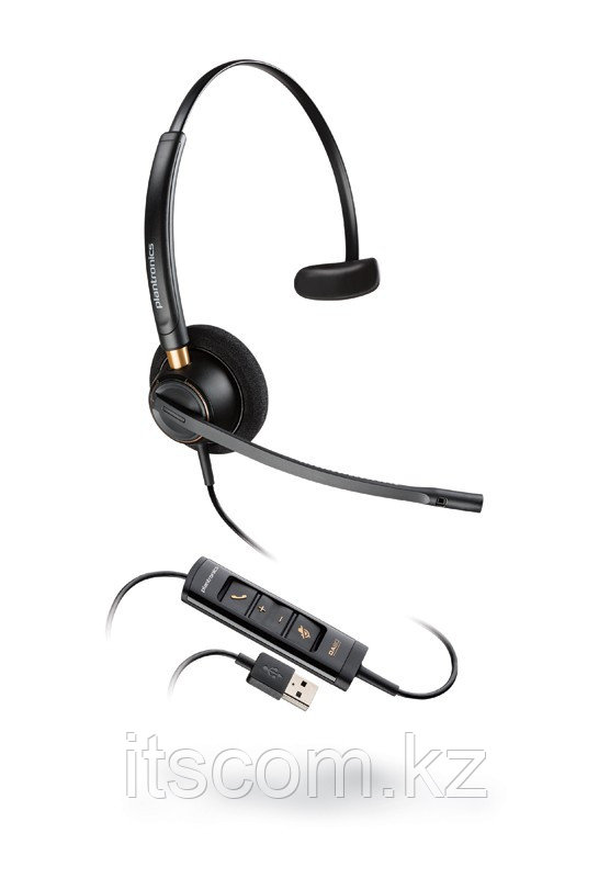 Профессиональная USB-гарнитура Poly Plantronics EncorePro HW515 USB (203442-01) - фото 1 - id-p47113672