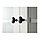 Шкаф-витрина ХЕМНЭС белая морилка ИКЕА, IKEA, фото 4