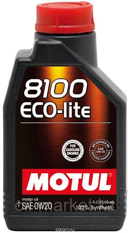 Моторное масло MOTUL 8100 Eco-lite 0W-20 1л, фото 2