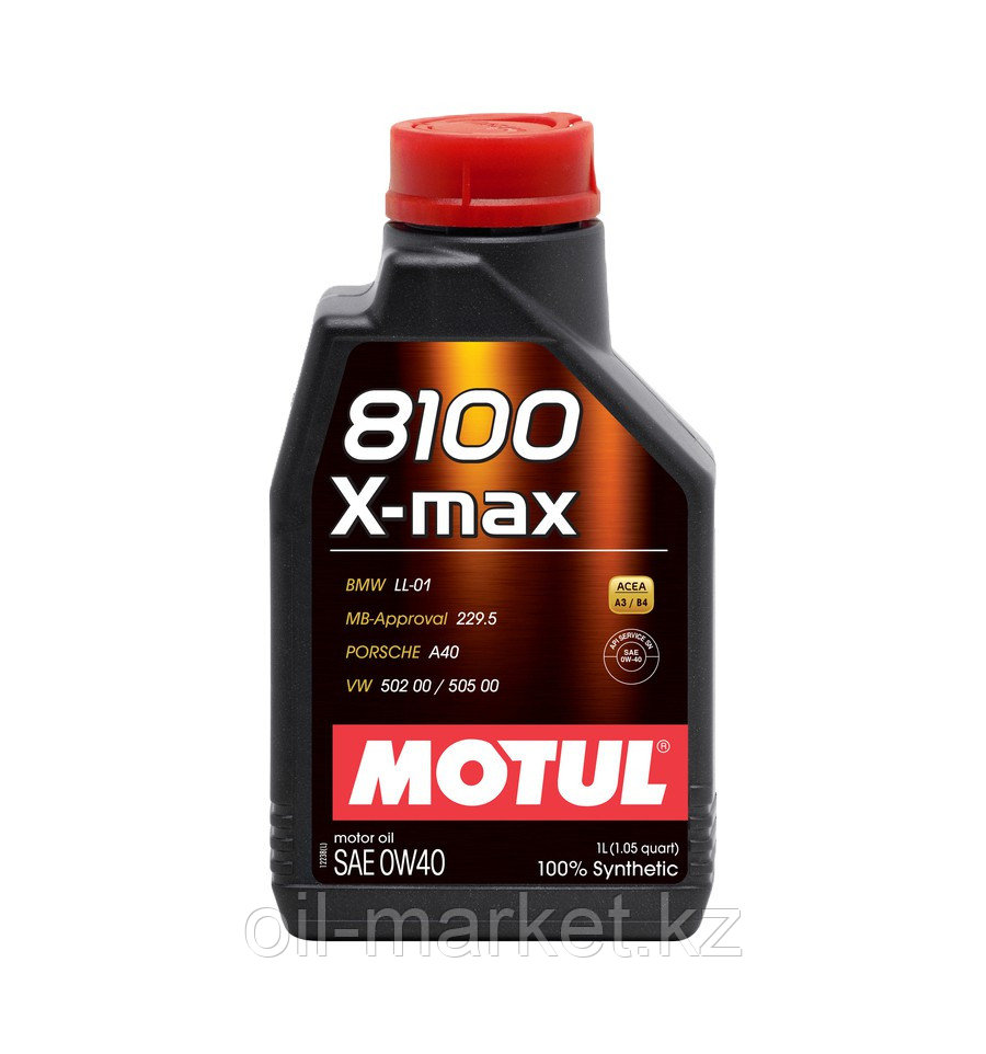 Моторное масло MOTUL 8100 X-max 0W-40 1л