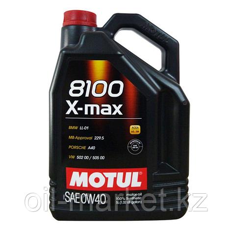 Моторное масло MOTUL 8100 X-max 0W-40 5л, фото 2