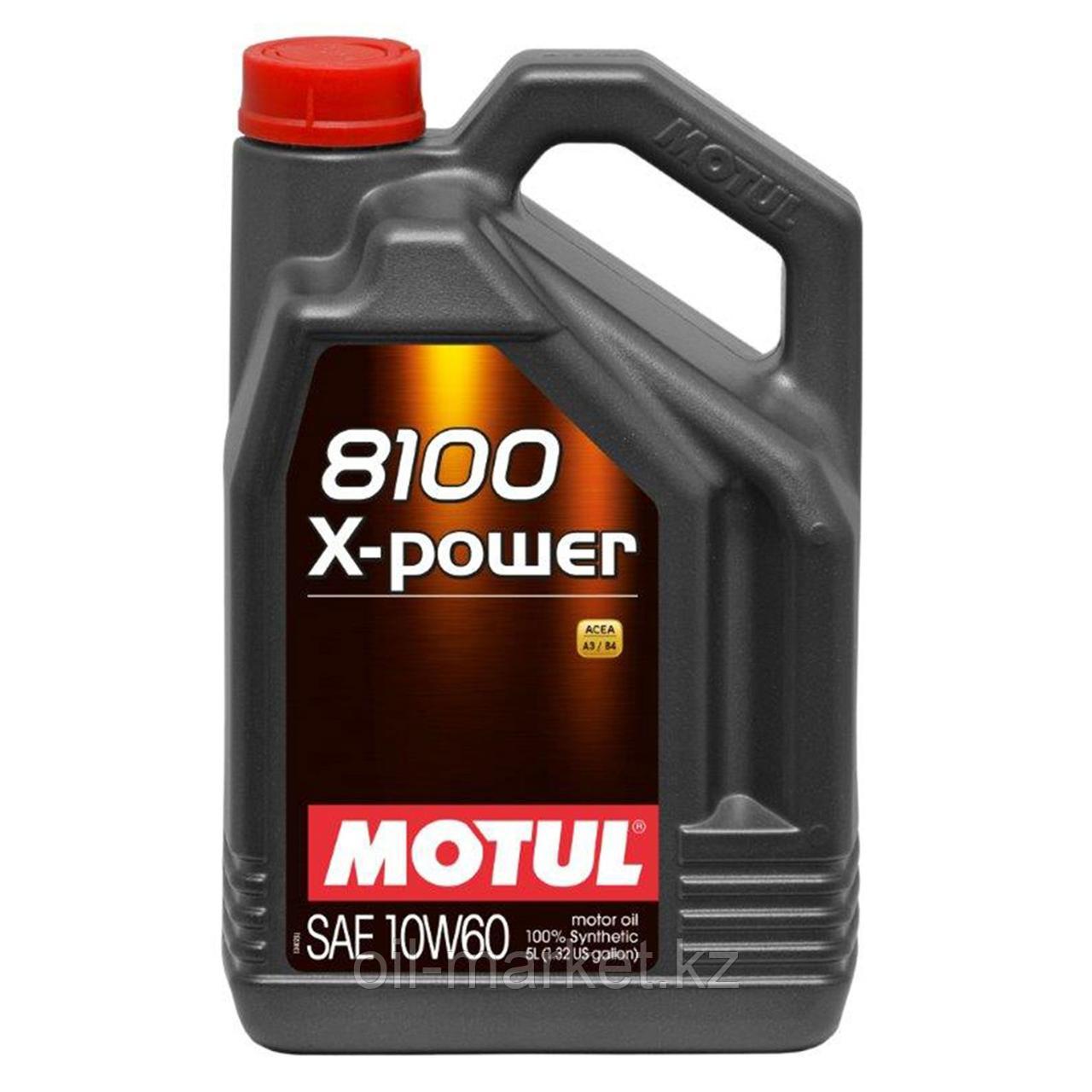 MOTUL Моторное масло 8100 X-Power 10W-60 5л