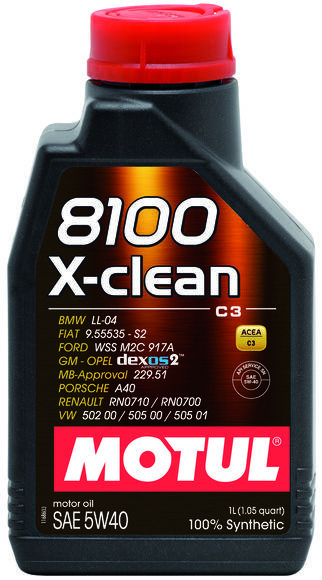 Моторное масло MOTUL 8100 X-clean 5W-40 1л