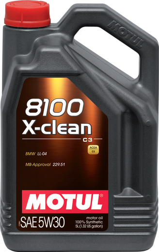 MOTUL Моторное масло 8100 X-clean EFE 5W-30 5л - фото 1 - id-p43289594