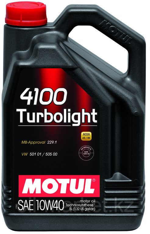 MOTUL Моторное масло 4100 Turbolight 10W-40 4л