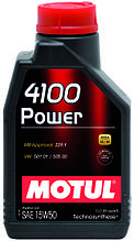 Моторное масло MOTUL 4100 Power 15W-50 1л