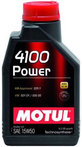 Моторное масло MOTUL 4100 Power 15W-50 1л, фото 2