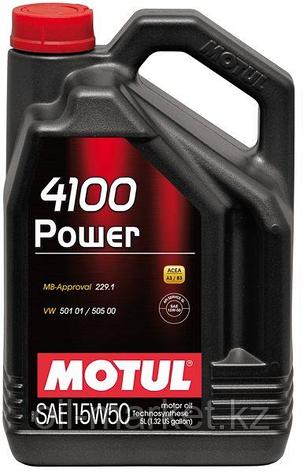 Моторное масло MOTUL 4100 Power 15W-50 4л, фото 2