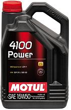 Моторное масло MOTUL 4100 Power 15W-50 5л