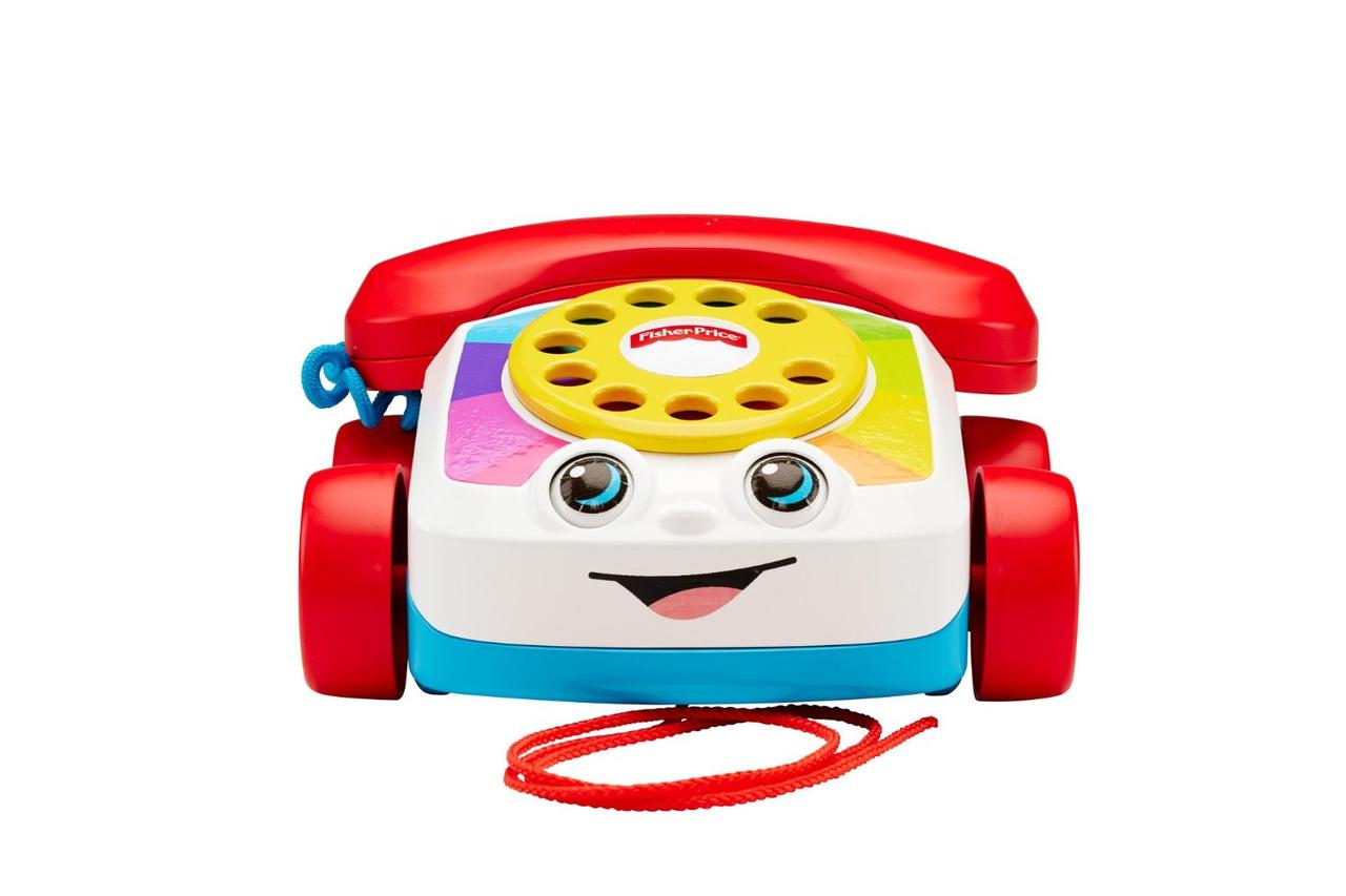 Fisher Price Игрушка- каталка "Веселый телефон", со звуком