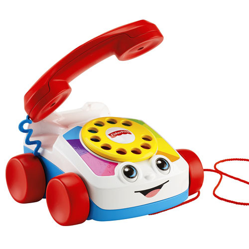 Fisher Price Игрушка- каталка "Веселый телефон", со звуком