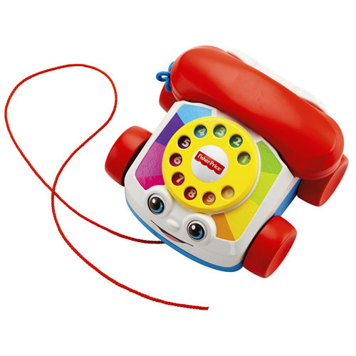 Fisher Price Игрушка- каталка "Веселый телефон", со звуком