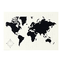 Доска для записей Мёльторп, Карта мира, фото 1
