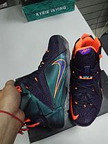 Баскетбольные кроссовки Nike Lebron XII (12) Deep Blue Orange, фото 2