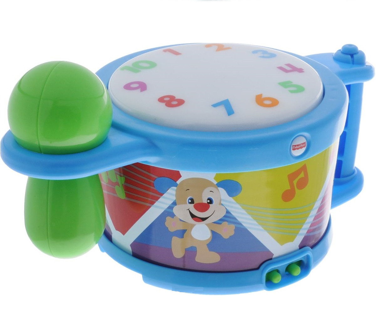 Fisher Price Музыкальный барабан "Стучим и смеемся"