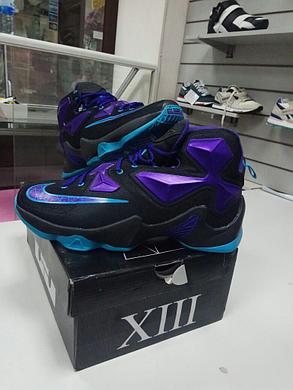 Баскетбольные кроссовки Nike Lebron 13 (XllI) Black and Purple , фото 2