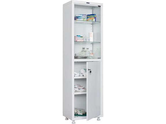 Шкаф одностворчатый медицинский со стеклянной дверкой MD 1 1657/SG, фото 2