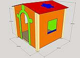 Домик игрушечный, с сидениями и крышей, фото 2