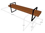 Скамейка 0180, фото 2