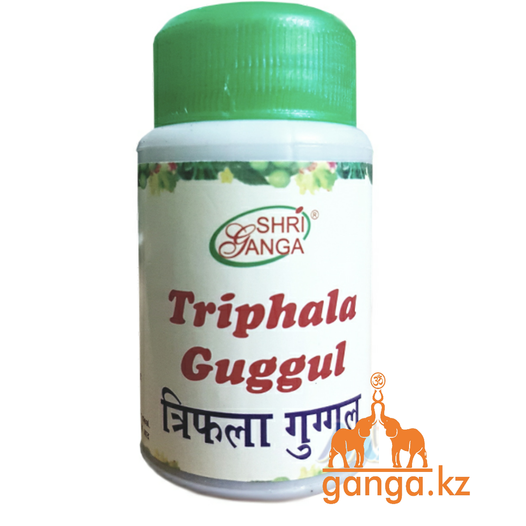 Трифала Гуггул для Очищения Организма (Triphala Guggul SHRI GANGA), 50 гр./110 пилюль - фото 1 - id-p47231483