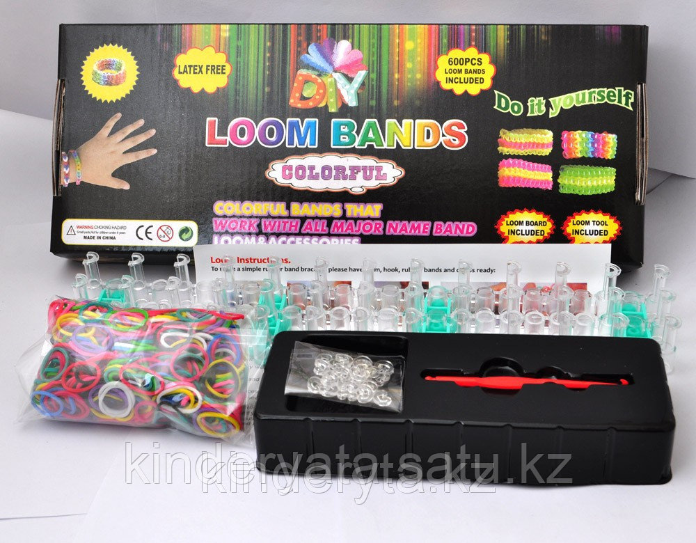 Волшебные резиночки (Rainbow loom bands)