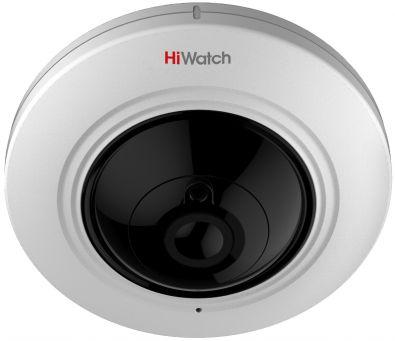 DS-T501 - 5MP HD-TVI панорамная ("fish-eye") купольная камера со встроенным микрофоном и EXIR*-ИК-подсветкой.