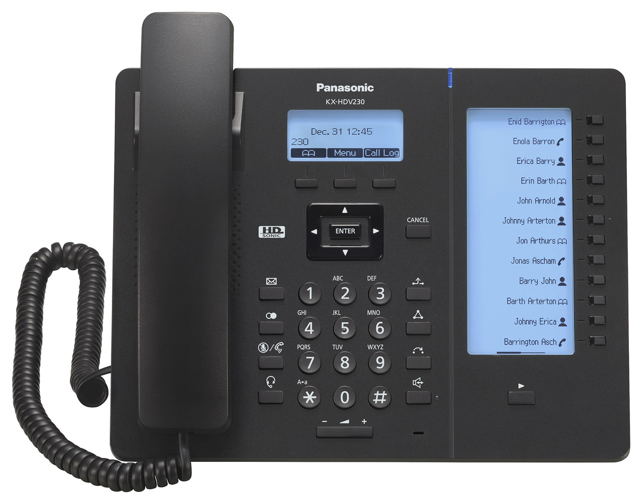 Проводной SIP-телефон Panasonic KX-HDV230RU