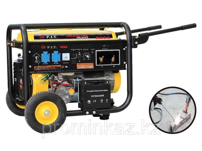 Дизельный генератор Сварочный генератор диз Mateus SDW180E, 180А, 5кВт,