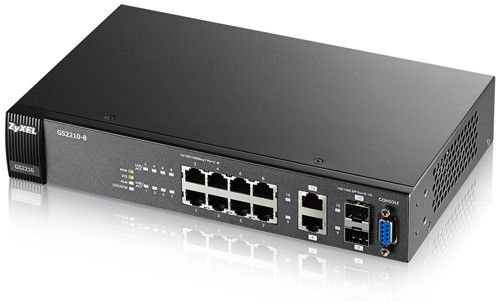 8-портовый управляемый коммутатор Gigabit Ethernet ZyXEL GS2210-8