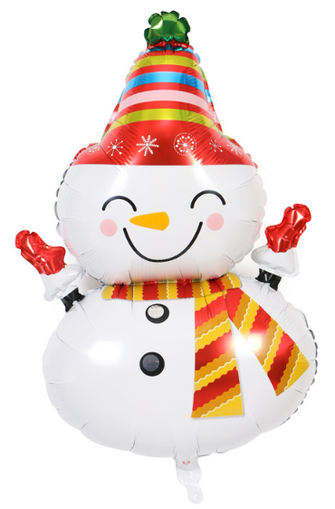 Новогодний воздушный шар Снеговик - фото 1 - id-p47258401